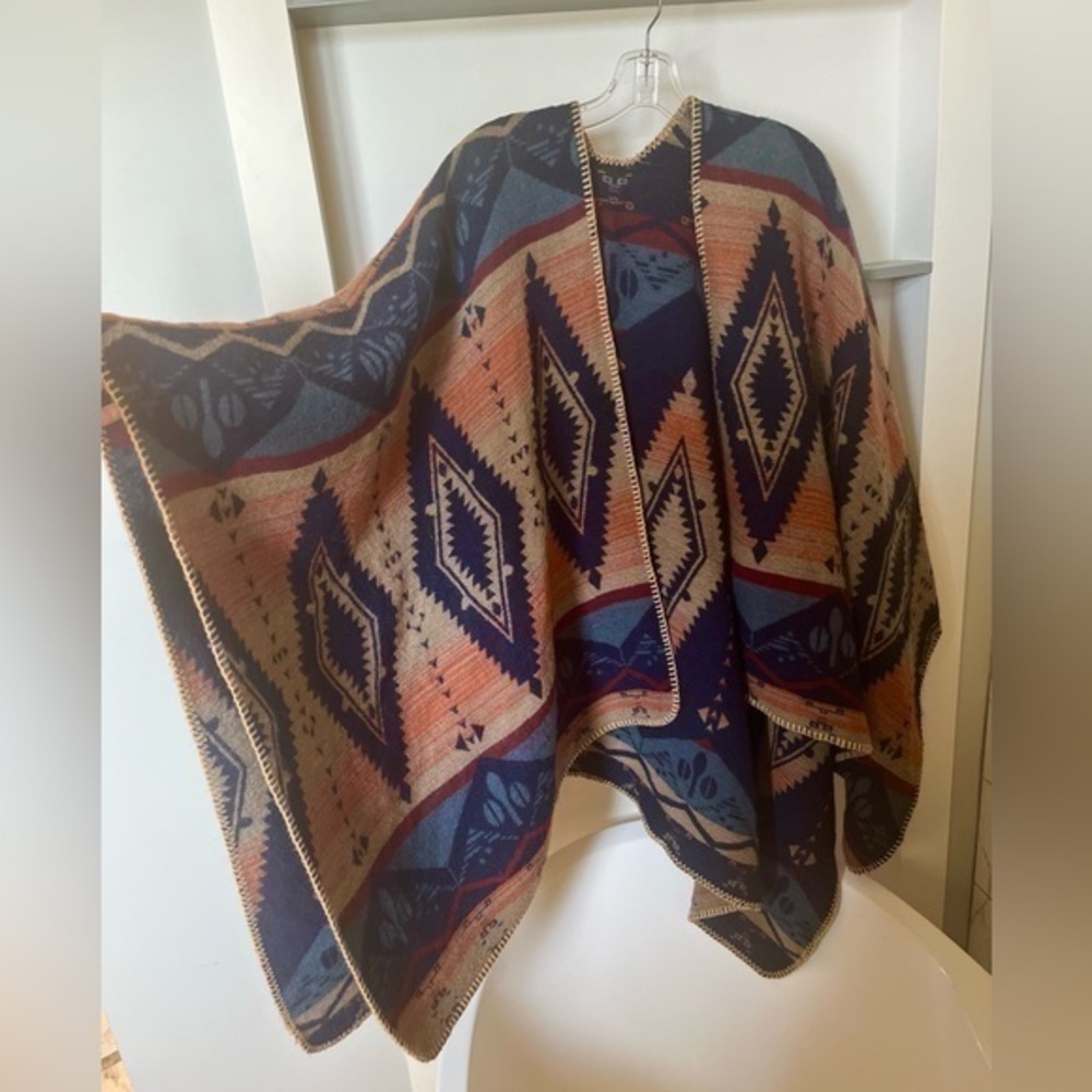 Boho Cape Shawl